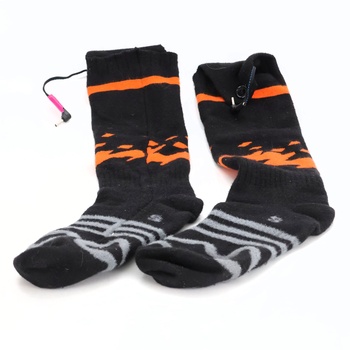 Vyhřívané ponožky Kemimoto červené USB vel.S