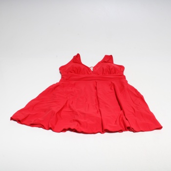 Červené šaty na ramínka SHEKINI 