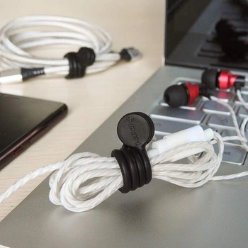 SMART&COOL Opakovaně použitelné magnetické stahovací pásky, multifunkční silikonové magnetické