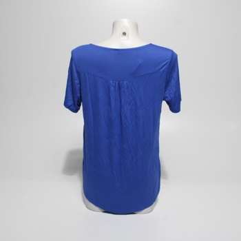 Dámske tričko s výstrihom Ranphee M modré