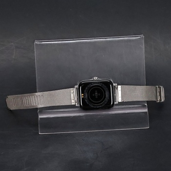 Chytré hodinky černostříbrné unisex