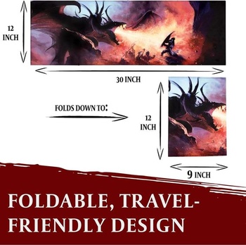 DND DM Screen 5e – Obrazovka D&D Game Master na skrytie vašich kociek, kariet a kníh – Plnofarebný