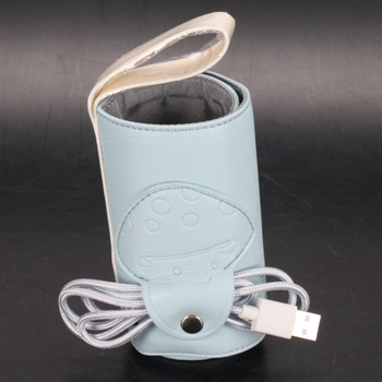 USB cestovní ohřívač lahví Tnfeeon, modrý