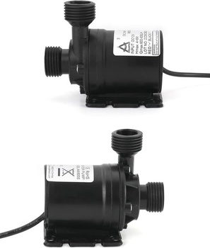 QWORK® 2 kusy DC 12V vodní čerpadlo 800L / H 5M, bezkartáčové ponorné vodní čerpadlo, pro solární