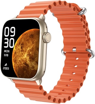 Chytré hodinky BingoFit, oranžové