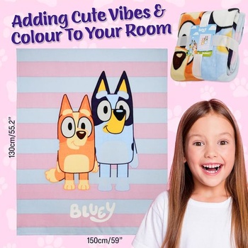 BlueY fleecová deka pro dívky a chlapce, dětská deka nadýchaná, 130x150 cm