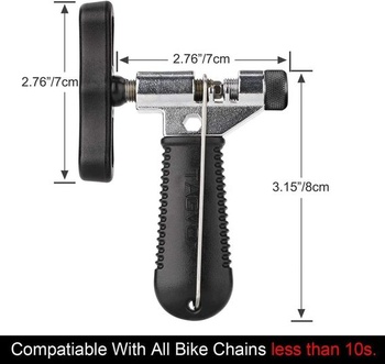 TAGVO Bike Chain Tool, Chain Tool Nytovač reťaze pre 7 8 9 10 Speed ​​Nytovač reťaze na bicykle