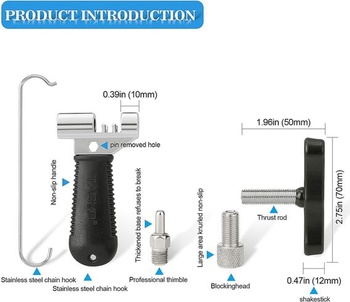 TAGVO Bike Chain Tool, Chain Tool Nytovač reťaze pre 7 8 9 10 Speed ​​Nytovač reťaze na bicykle