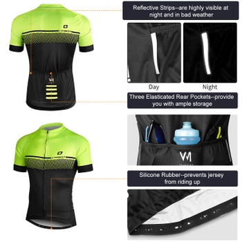 Cyklistický dres Lameda dĺžka 70 cm
