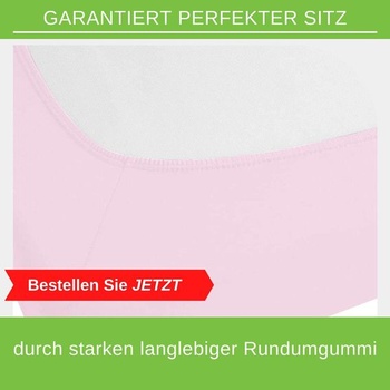 Vypasované prostěradlo 55x90 cm dětské bavlněné postýlka sada po 2 kusech - dvojbalení - bílá