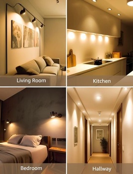 LED žárovka Lepro GU10, 4W 345 lumenů, teplá bílá 2700K, úhel vyzařování 38°, úsporná žárovka GU10,