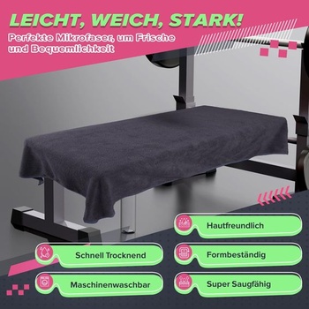 Migliore Wear Fitness uterák | Športový uterák 120x50 cm s vreckom na zips |