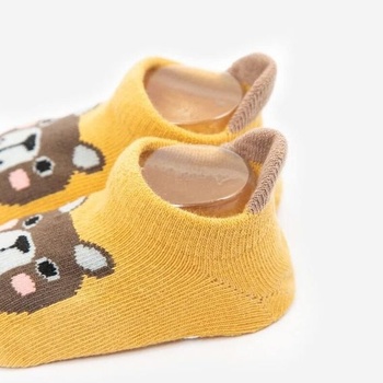Balenie po 6 kusoch Baby malé deti ABS protišmykové ponožky ponožky zvieracie motívy bavlna