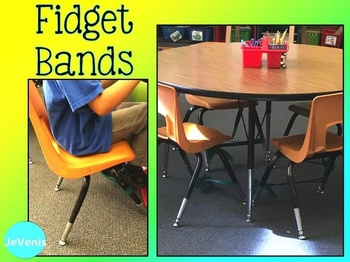 JeVenis prírodné latexové strečové popruhy na nohy skákacie kreslo fidget band cvičenie autizmus