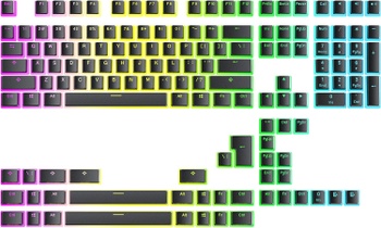 Krytky na klávesnici Ranked čierne