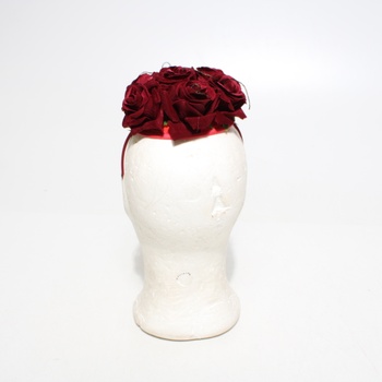 Čelenka AHDMR Hat22 červená s kvetinou
