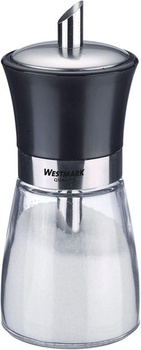 Dávkovač cukru Westmark, objem: 190 ml, sklo/nerez/plast, černá, transparentní/černá/stříbrná,
