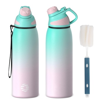 Fľaša na pitie Fjbottle 1000ml modroružová