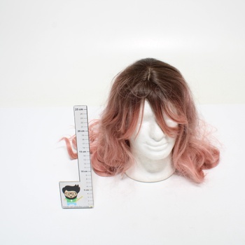 Dámská paruka HAIRCUBE růžová 63,5 cm