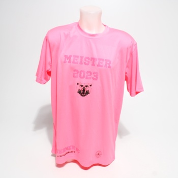Pánské tričko JustColor růžové L