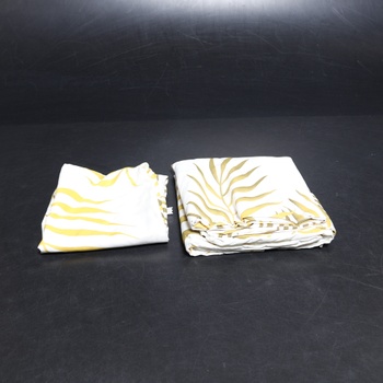 Posteľné obliečky Nayoroom biela/zlatá