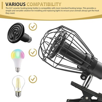 WIYETY korytnačia tepelná lampa s ochranným krytom