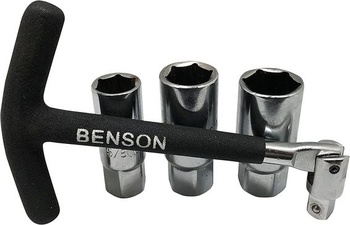 Benson Tools Sada kľúčov na zapaľovacie sviečky 5 kusov 16mm/18mm/21mm