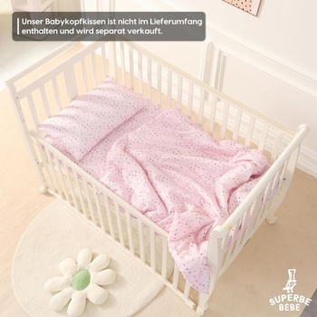 Dojčenská a detská deka SUPERBE BEBE z mäkkej Oeko-Tex bavlny - 75x100 cm detská deka pre deti v 10