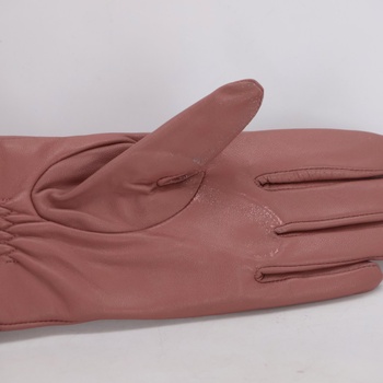 Dámske zimné kožené rukavice NOVBJECT