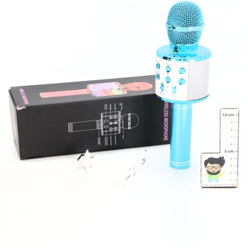 Karaoke ShinePick mikrofon modrý