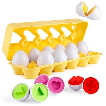 Coogam Matching Eggs 12dielny. Sada Puzzle Rozpoznávanie…