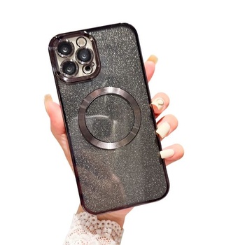 Ownest Kompatibilní s iPhone 14 Pro Max Case Magnetické pouzdro Glitter Estetické pouzdro na
