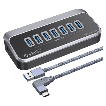 USB C rozbočovač 7 portů Orico