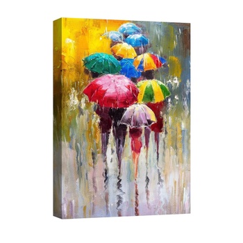 Abstraktný obraz Canvashop dáždniky