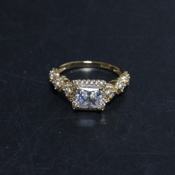 Pozlacený zásnubní prsten Jewelry Palace 57