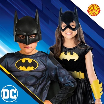 Detský kostým Batmana Rubie 3014995-6000, vek 5-6 rokov, chlapčenský, viacfarebný Halloween