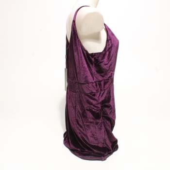 Dámské šaty Curlbiuty fialové, vel. XL