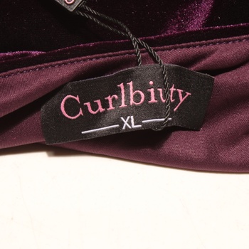 Dámské šaty Curlbiuty fialové, vel. XL