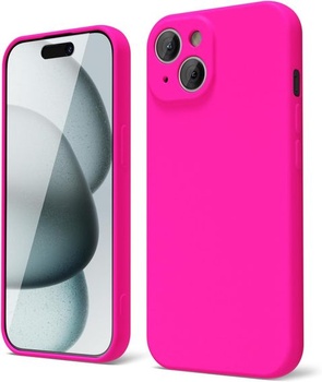 Púzdro oakxco pre iPhone 15 Silikónové púzdro, tenký gumový gél Originálny farebný ochranný obal