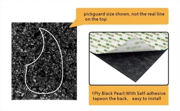 FLEOR 20X17cm akustický pickguard prázdny materiál list samolepiaca podkladová doštička pre