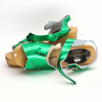 Dámske sandále Apreggio zelené veľ. 37 EU