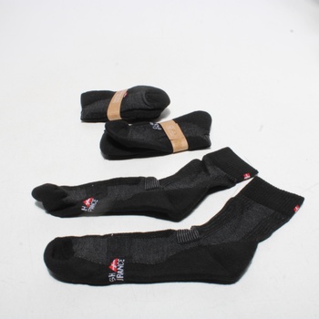 Sada ponožek 3 páry černé