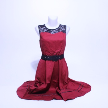 Dámské retro šaty Axoe červené vel. S
