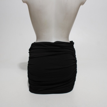 Dámska mini sukňa GORGLITTER vel.L čierna