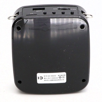 Hlasový zosilňovač Shidu M600 čierny