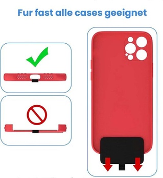 Retiazka na mobil GUMO-LONG univerzálna na zavesenie na krk - kompatibilná s každým mobilom a šikovným