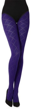 Merry Style dámské neprůhledné punčochové kalhoty se vzorem MS 328 60 DEN (Kobalt, L (40-44))