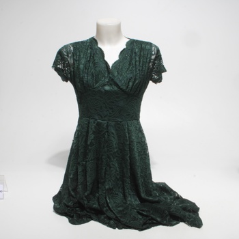 Dámske krajkové šaty Sebowel zelené veľ. S