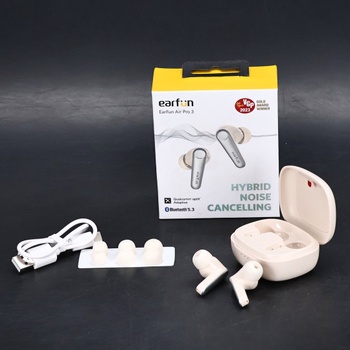 Bezdrátová sluchátka EarFun Air Pro 3 bílá