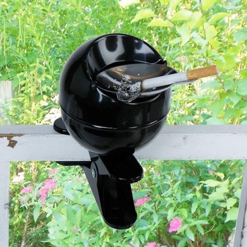Veraing 1ks popelník pro venkovní použití, popelník na zahradu, větrný popelník, balkon, terasa, k